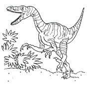 Kleurplaten Dinosaurus