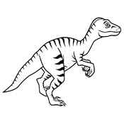 Kleurplaten Dinosaurus
